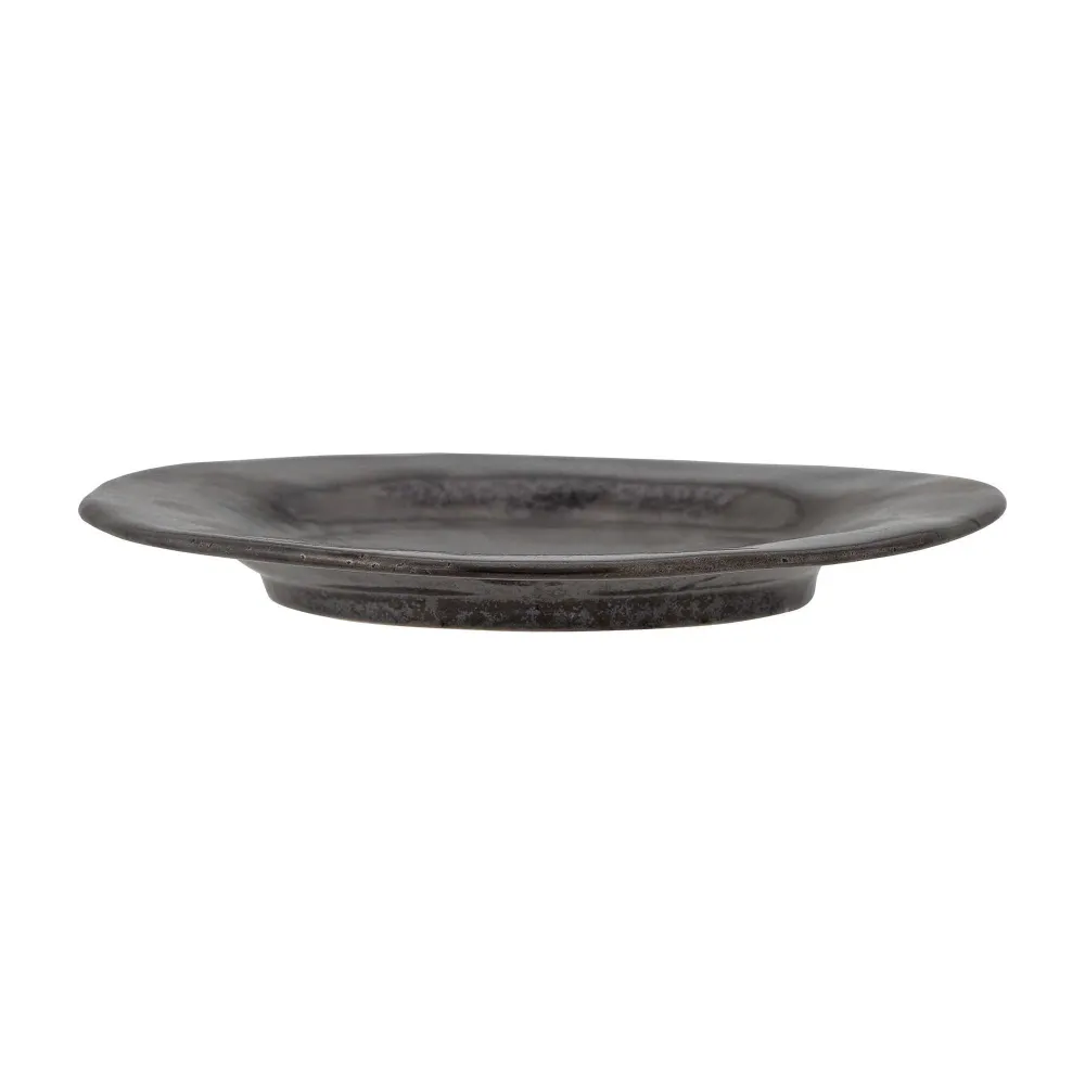 Bloomingville Naturlinne Tallrik Mässing Stengods Ø23 cm