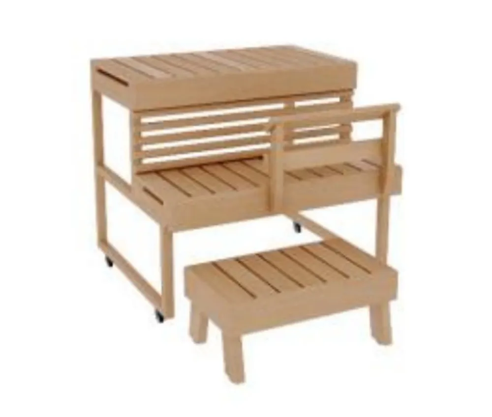 Bänkstöd Thermory Justerbar 28x42 mm