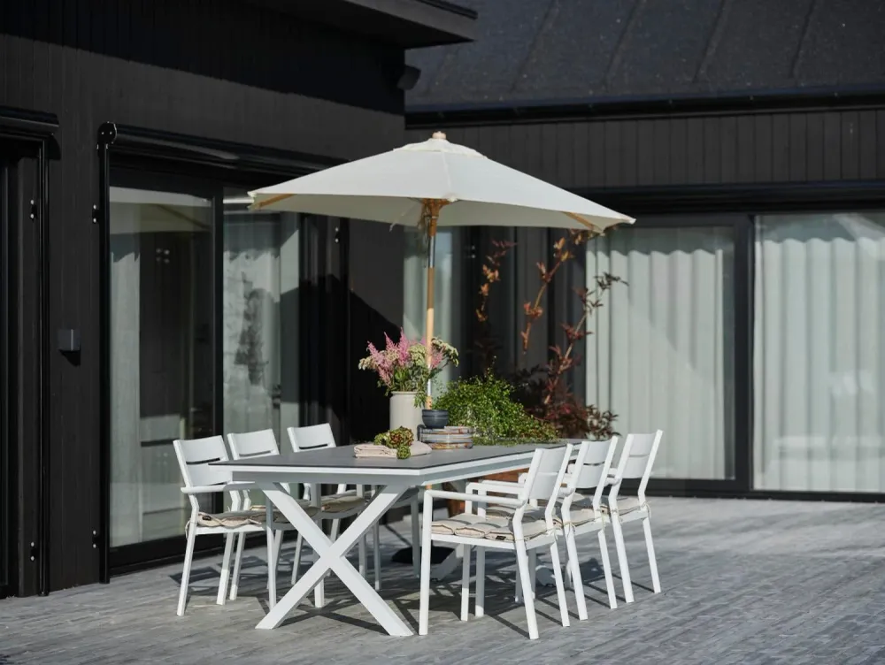 Brafab Trieste parasoll Natur 2,5 M