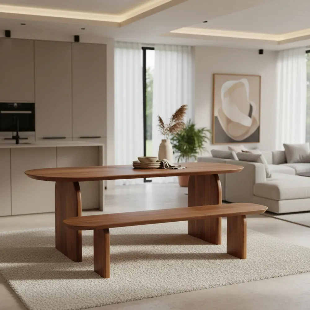 Bullnose Matbänk - 240cm