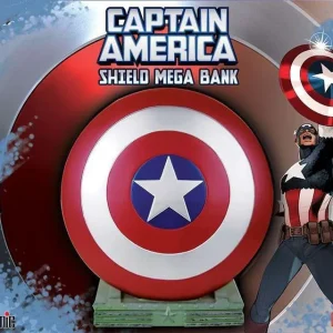 Captain America Shield Mega Bank Drywall Installation