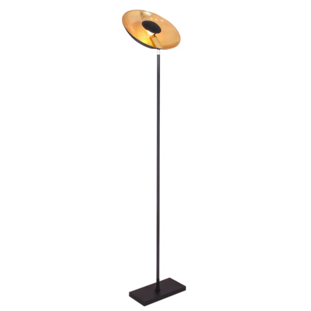Captain Uplight slender golvlampa sandsvart