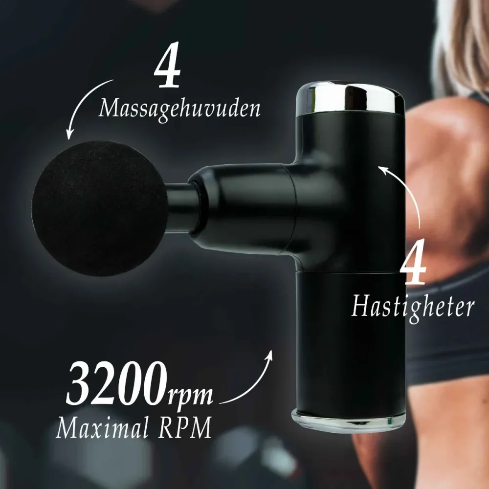 Core Bärbar Massagepistol Gra