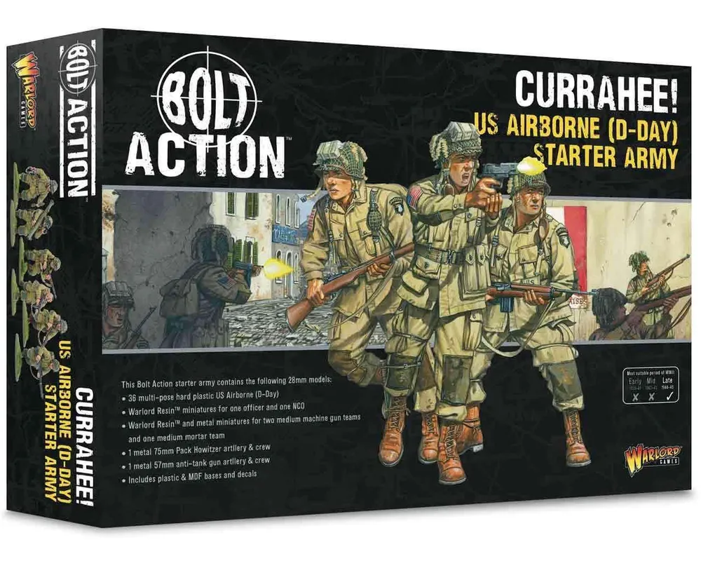 Currahee! US Airborne D-Day Starter Army 3-Year Service Plan