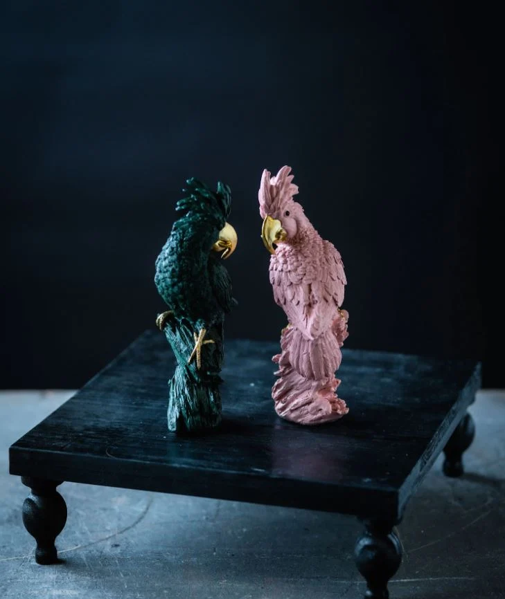 Dekoration Kakadua pair-set 20 cm