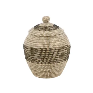 Dekorationskorg Venture Home Chennai Naturstrån Rund 33 cm