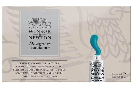 Designers Gouache Primär Ordna 6X14Ml