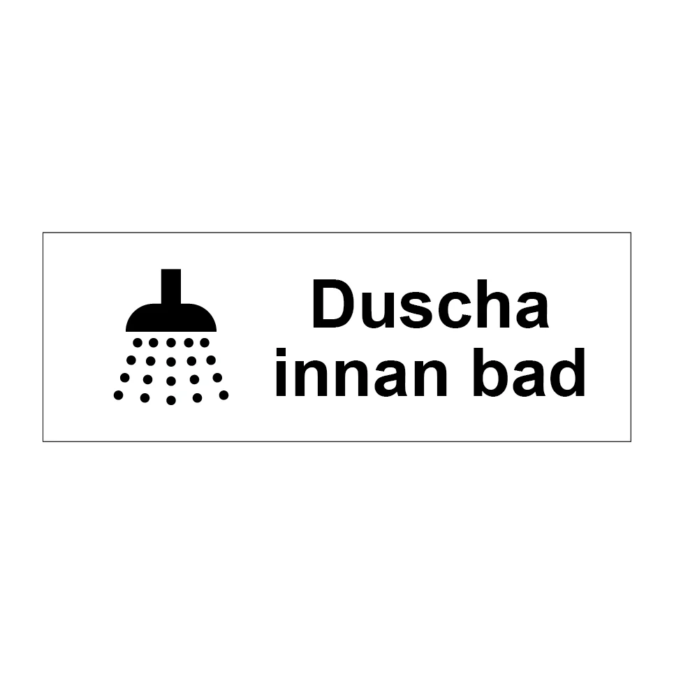 Duscha innan bad Easy Installation 225x80mm