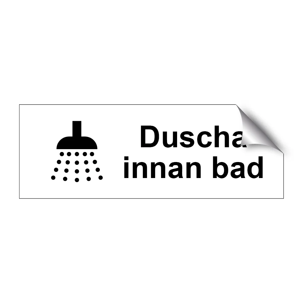 Duscha innan bad Easy Installation 225x80mm