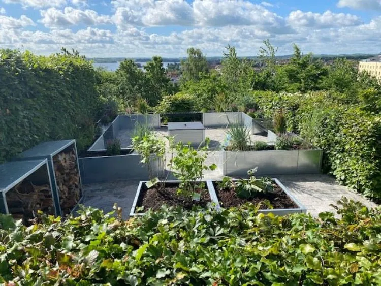Eldstad i galvaniserat stål CUBY