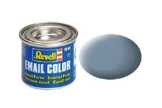 Emalj 14 Ml. Grå Matta