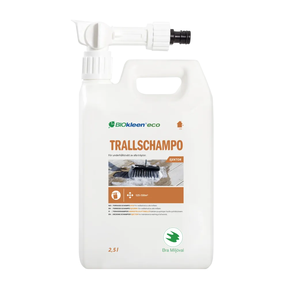 Ergonomisk design Biokleen Trallschampo 1l