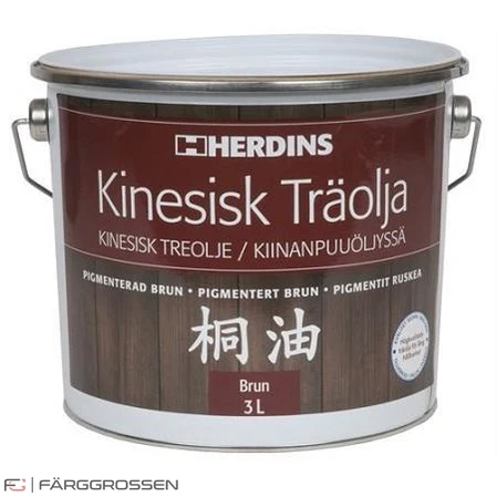 Ergonomisk design Herdins Kinesisk Träolja 1l