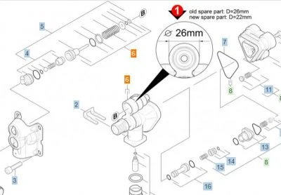 Ergonomisk design Kärcher ventilhus K3.x K4.x