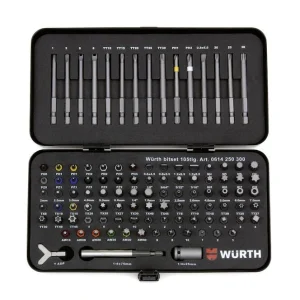Ergonomisk design WURTH BITSSATS 1/4"