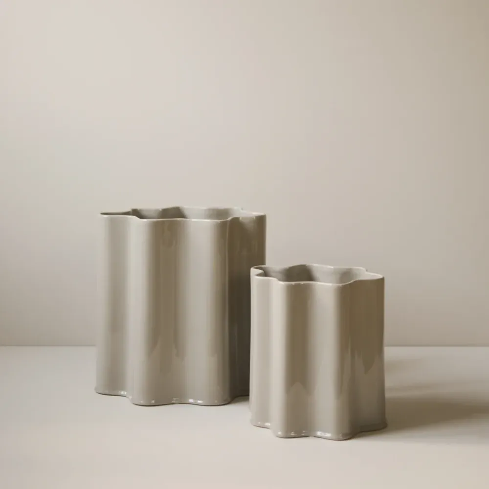 FILTER Kruka Slim H22cm, Shiny Mole