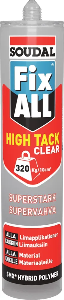 Fix ALL High Tack Clear Easy Installation