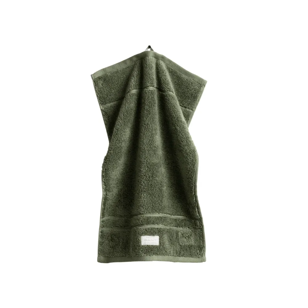 GANT Organic Ren bomull Premium Handduk Made USA 30x50