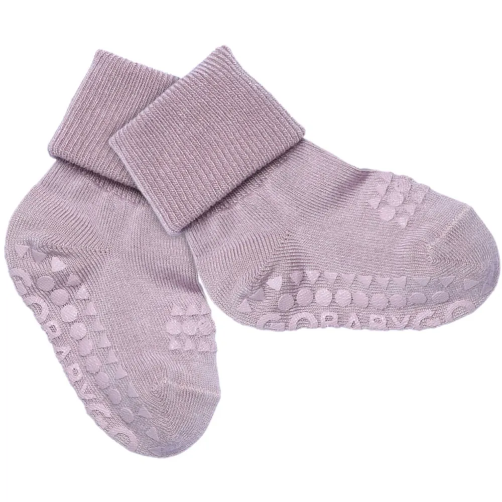 Gobabygo Lavender Non-Slip Strumpor Bambu Quick-Release 17