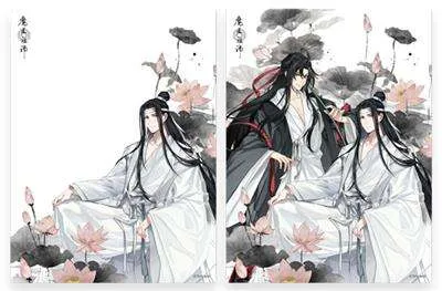 Grandmaster Demonic Cultivation Wei Wuxian & Lan Wangji 3D Lenticular Brief 12x16cm