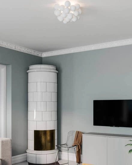 Gross plafond Ø50 cm krita matt