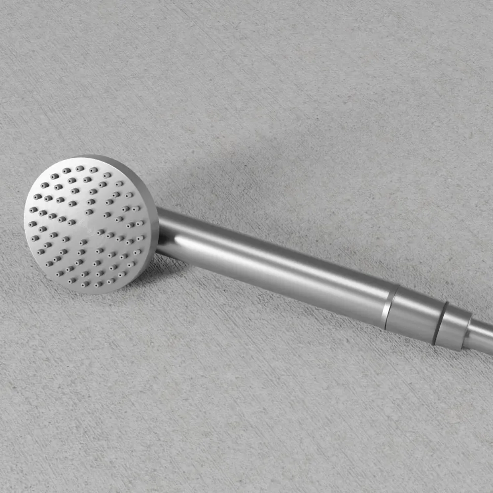 Handdusch Scandtap Stainless Pleasure Round Drywall Installation Svart