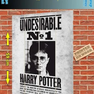Harry Potter Undesirable No. 1 Trätryck
