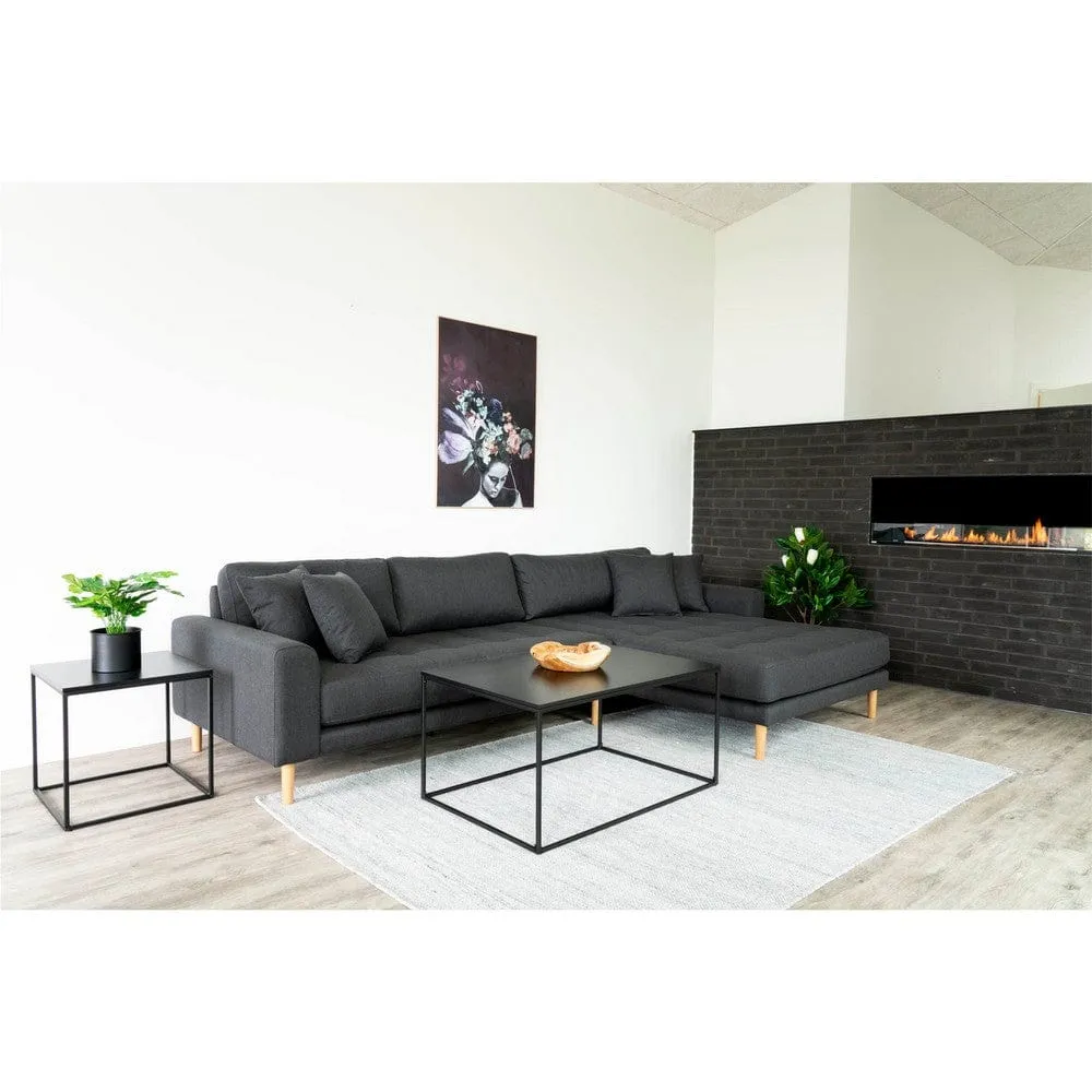 Heavy Duty House Nordic Soffbord Vita Träkol