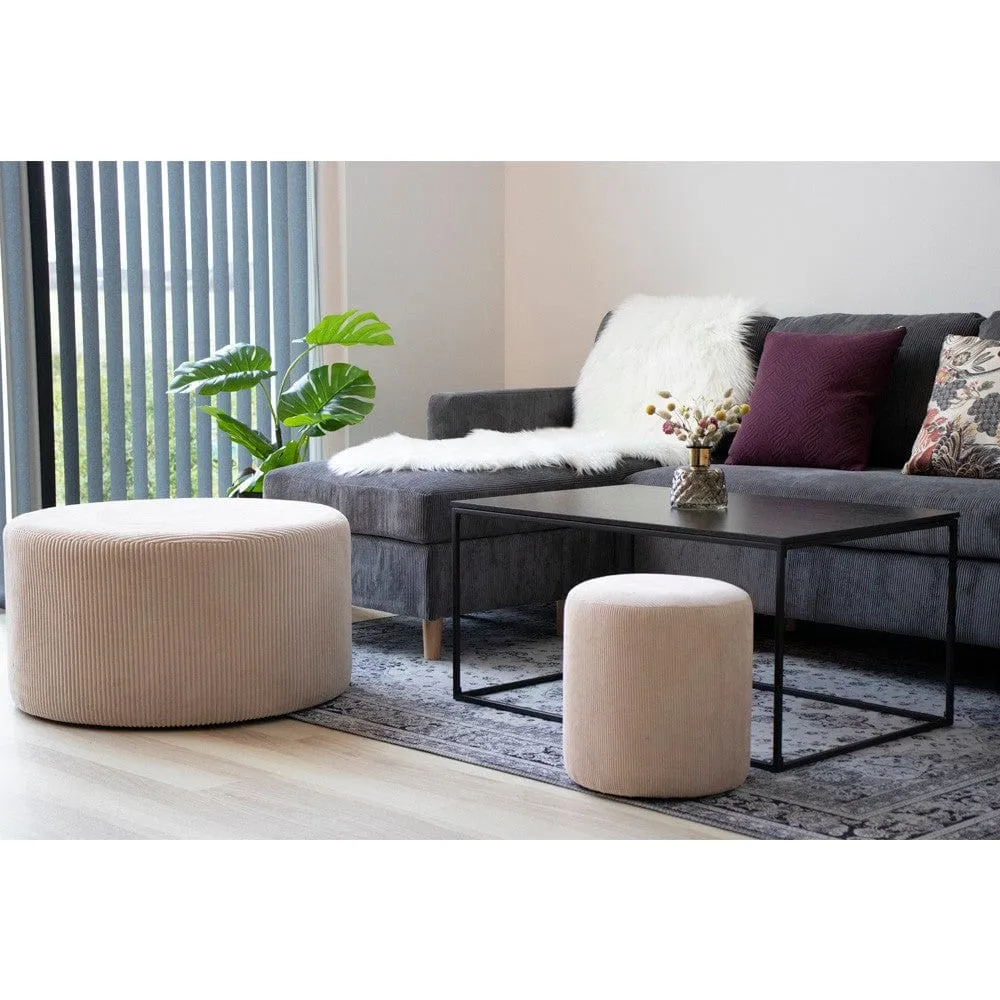 Heavy Duty House Nordic Soffbord Vita Träkol