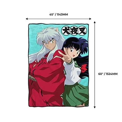 Heavy Duty INUYASHA - Inuyasha & Kagome - Filt 114x152cm