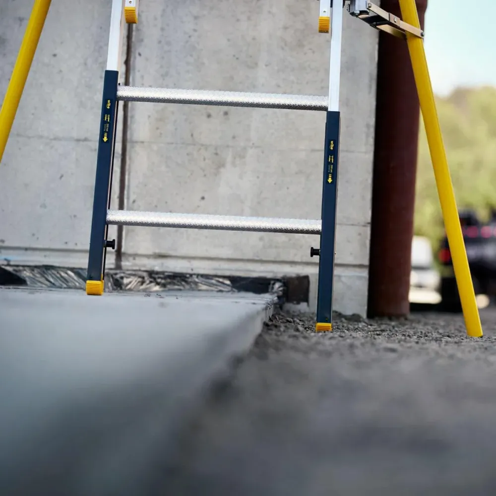 Heavy Duty W.steps Anliggande Enkelstege PROF+
