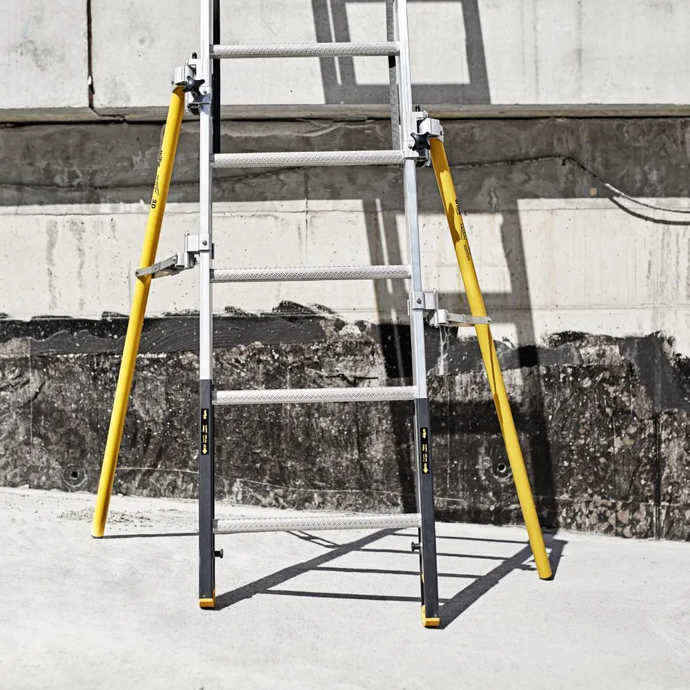 Heavy Duty W.steps Anliggande Enkelstege PROF+