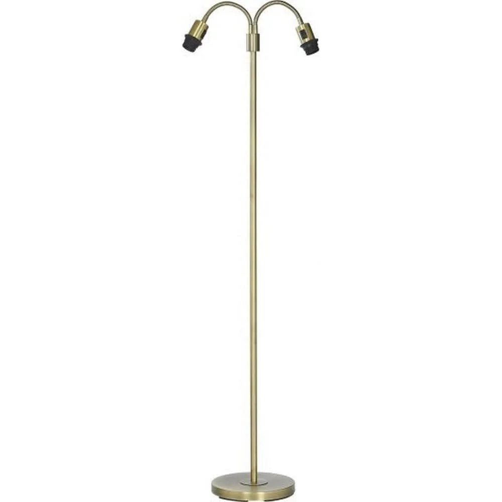 PR Home Golvlampa Amy Flex 2 Antikmässing