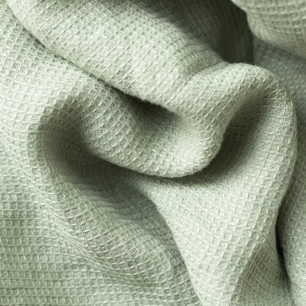 Honeycomb Premium Waffle Towel - Sage Work Light 75x125