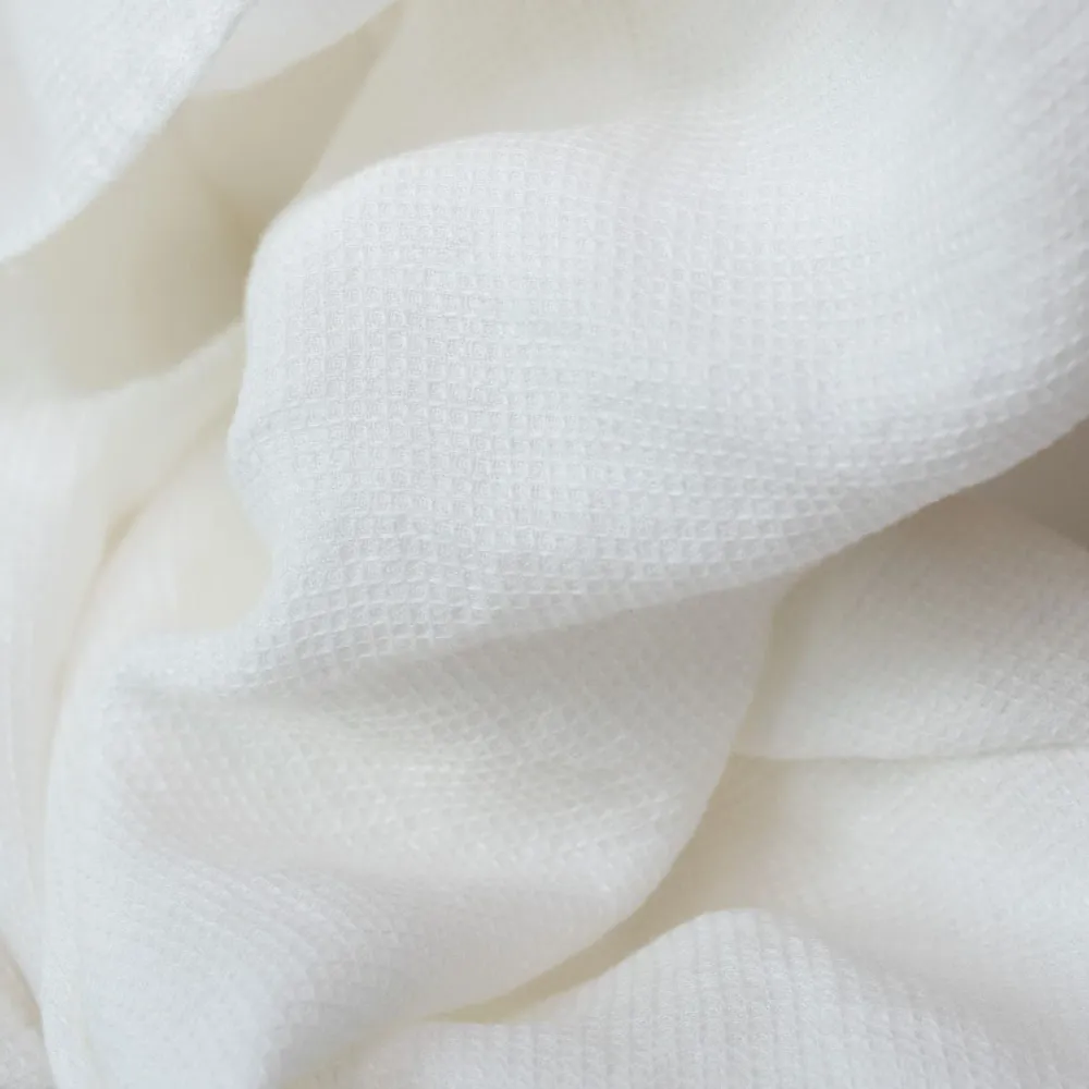 Honeycomb Premium Waffle Towel - White 75x125