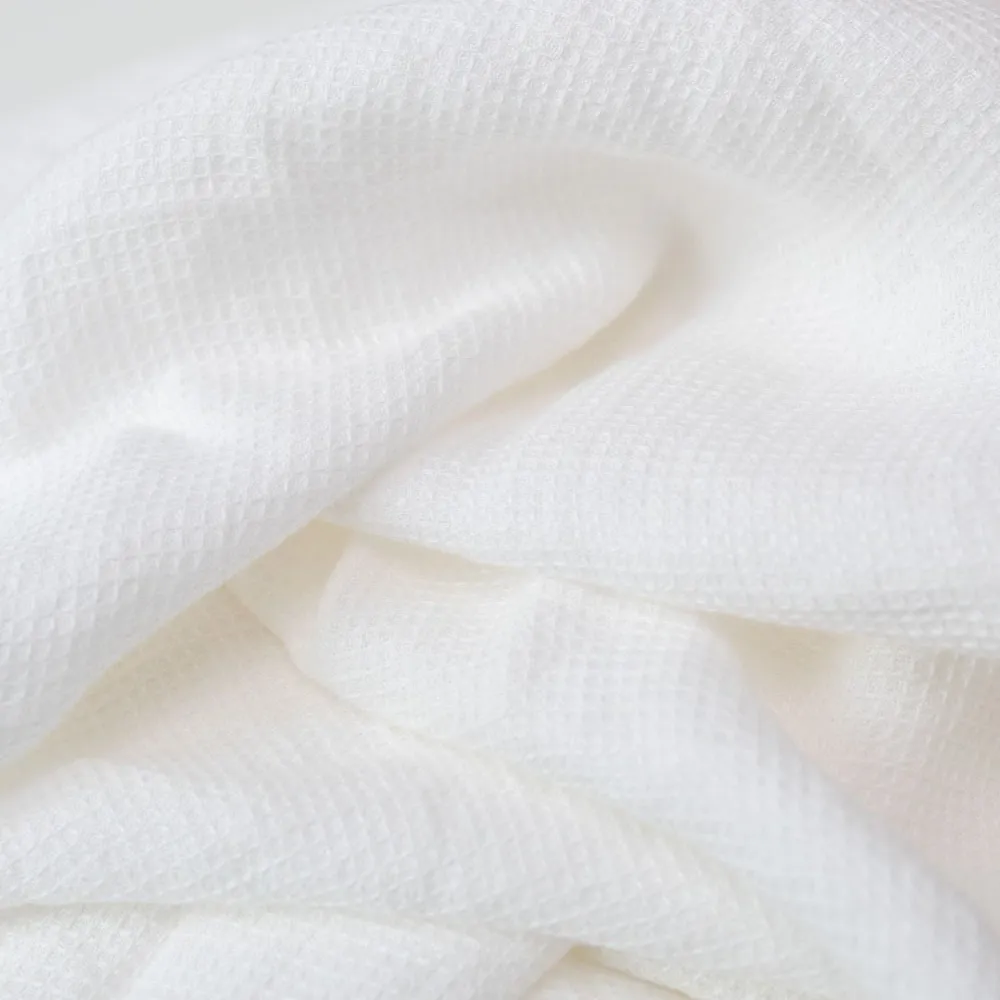 Honeycomb Premium Waffle Towel - White 75x125