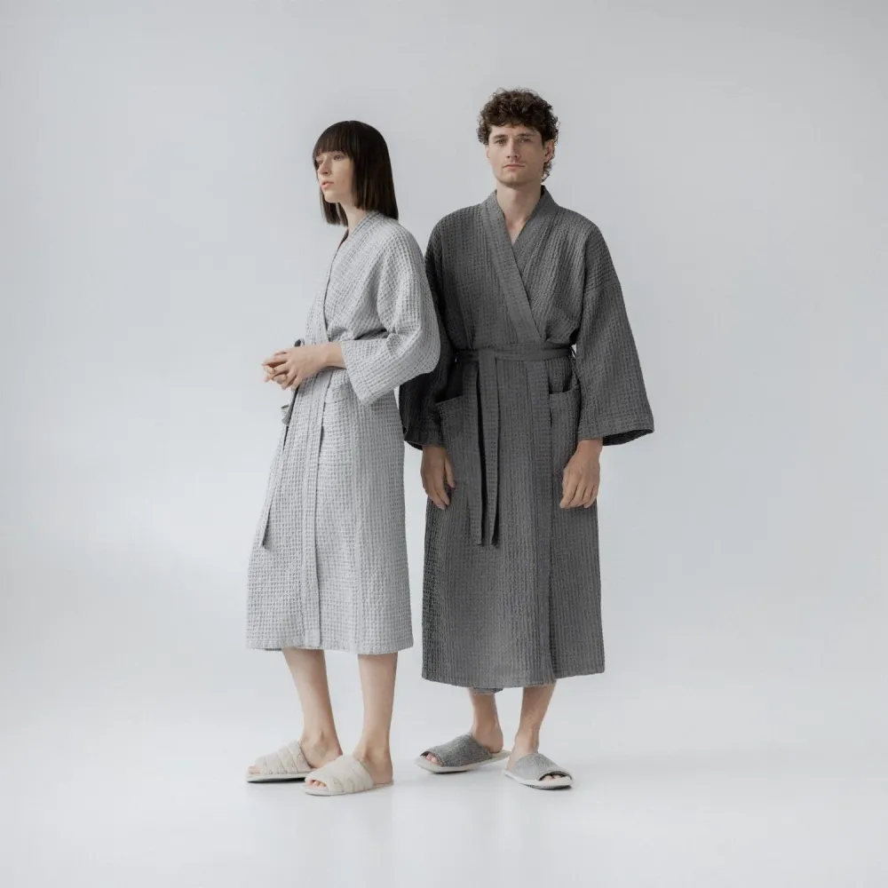 Honeycomb Waffle Bathrobe DIY Projects Light