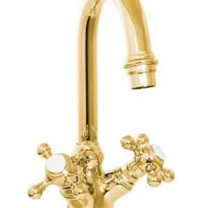 Horus mini tvättställsblandare golden metal