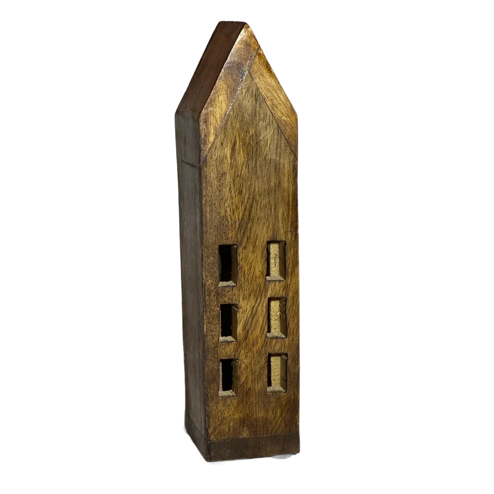 Hus Malvina trä 20x5x5cm