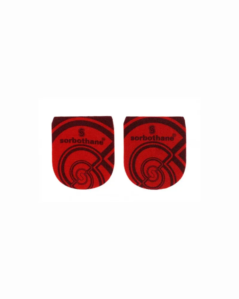 Impact Ready Sorbothane Heel Pads Röd