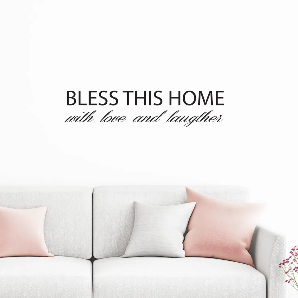 Impact Ready Väggord Bless this home