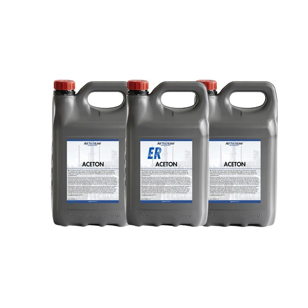 Industristyrka Aceton 3x5 Liter