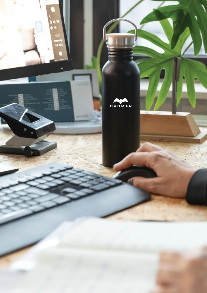 Industristyrka DADMAN Thermos Bottle Black