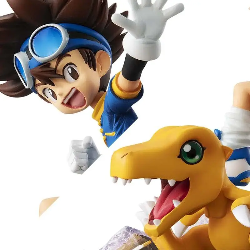 Industristyrka Digimon GEM Yagami Taiichi & Agumon 20th Figur
