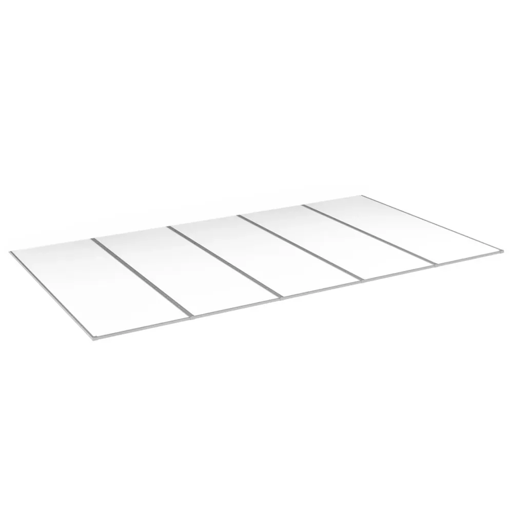Industristyrka Kanalplasttak Aluwhite Taksats 10 mm