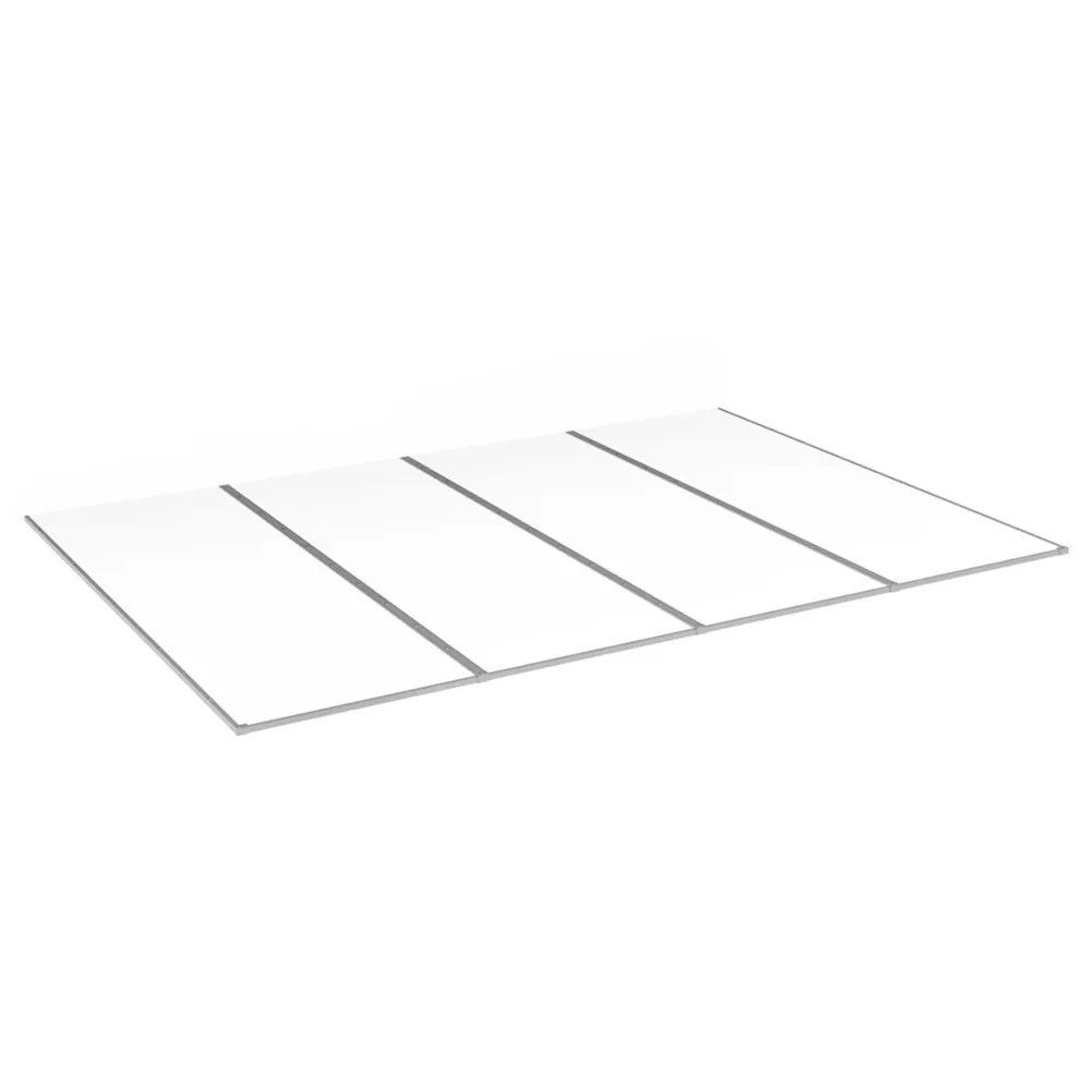 Industristyrka Kanalplasttak Aluwhite Taksats 10 mm