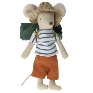 Industristyrka Maileg Hiker Mouse Big brother
