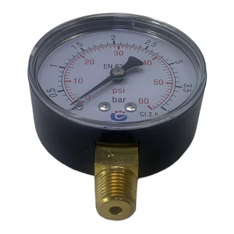 Industristyrka Manometer Sandfilter Jupiter side