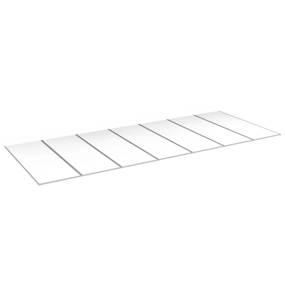Kanalplasttak Aluwhite Taksats 16 mm