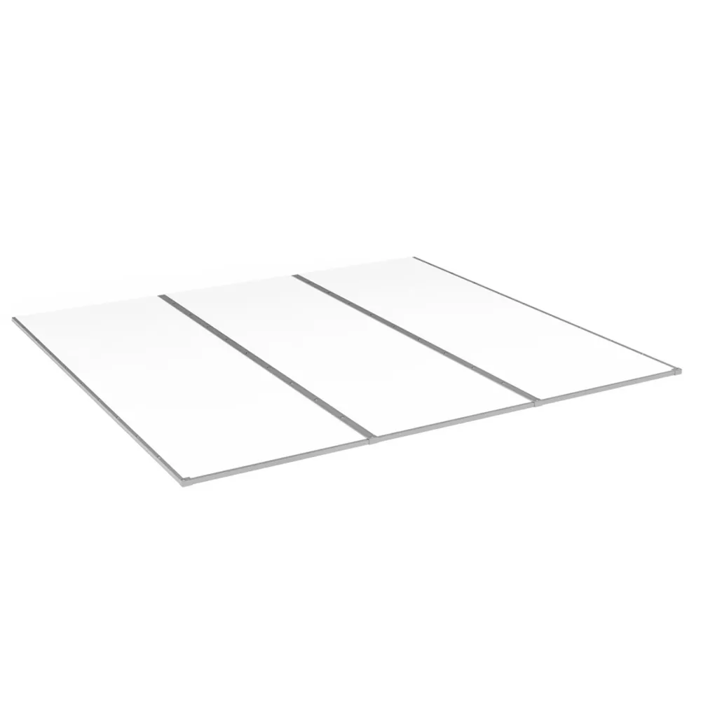 Kanalplasttak Aluwhite Taksats 16 mm